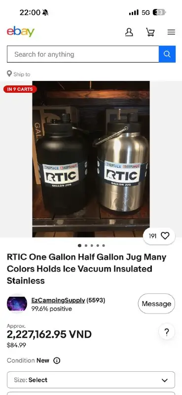 Термокувшин RTIC Half Gallon 1.9 л, фото 2