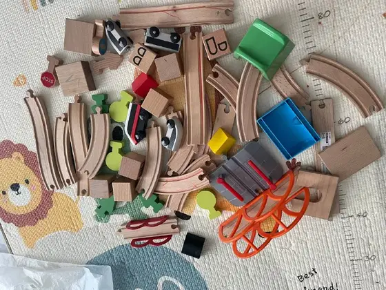 Деревянная железная дорога Ikea, фото 1