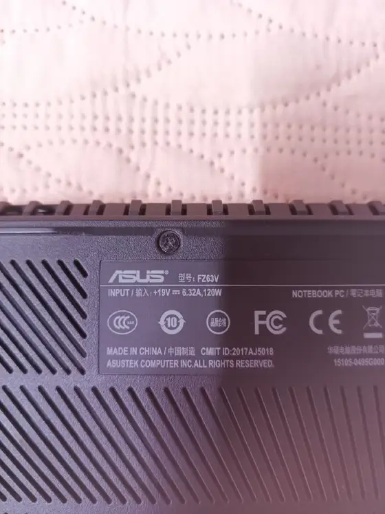 Игровой ноутбук ASUS FZ63V, фото 3