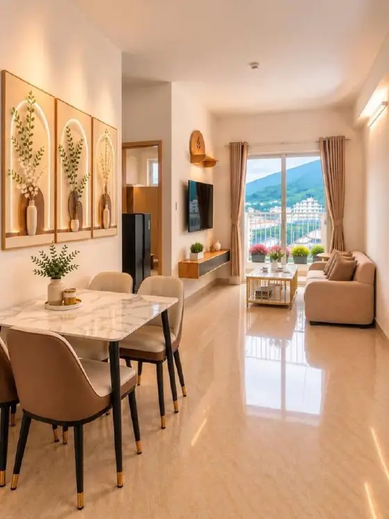 Квартира 2 спальни 55 м², фото 1