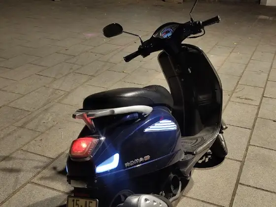 Скутер Roma SE 50cc тёмно-синий, фото 1