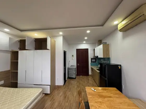 Студия 40 м² с балконом, фото 1