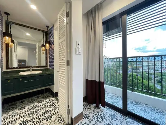 Студия 45 м² с балконом, фото 2