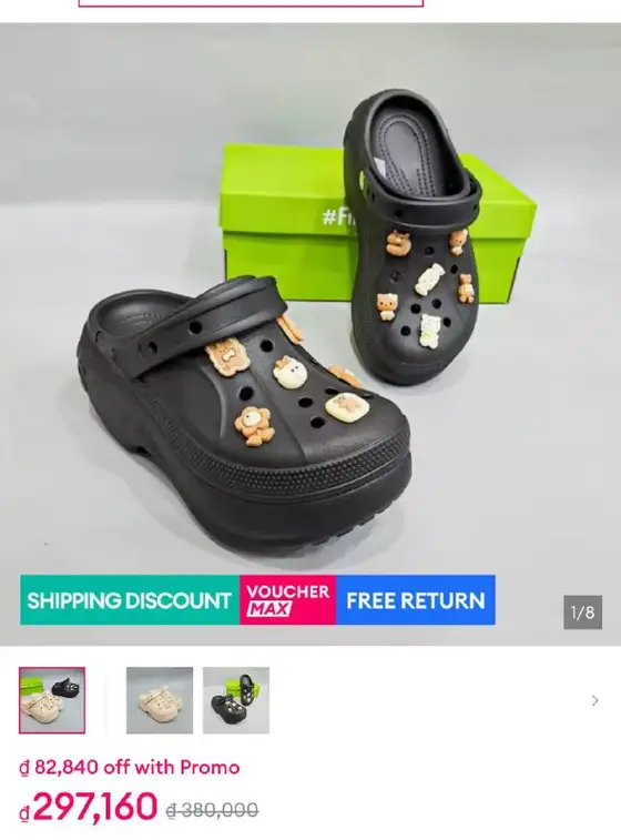 Тапки Crocs размер 36-37, фото 2