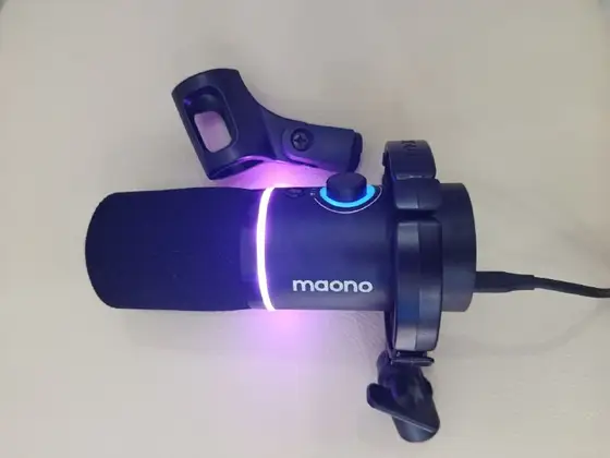 Микрофон MAONO PD200X и колонка Bluetooth, фото 3
