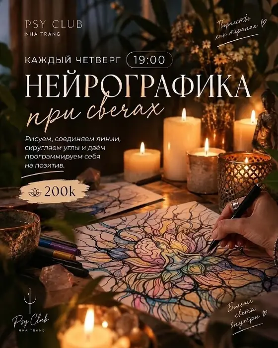Нейрографика при свечах, фото 1