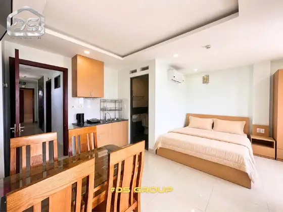 Студия 35 м² с балконом и видом на горы, фото 3