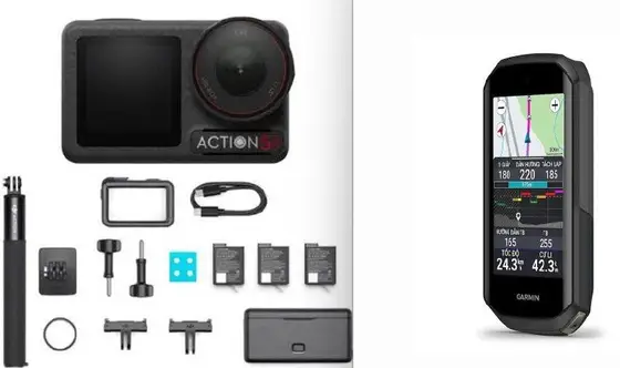 Garmin Edge 1050 и DJI Osmo Action 5, фото 1