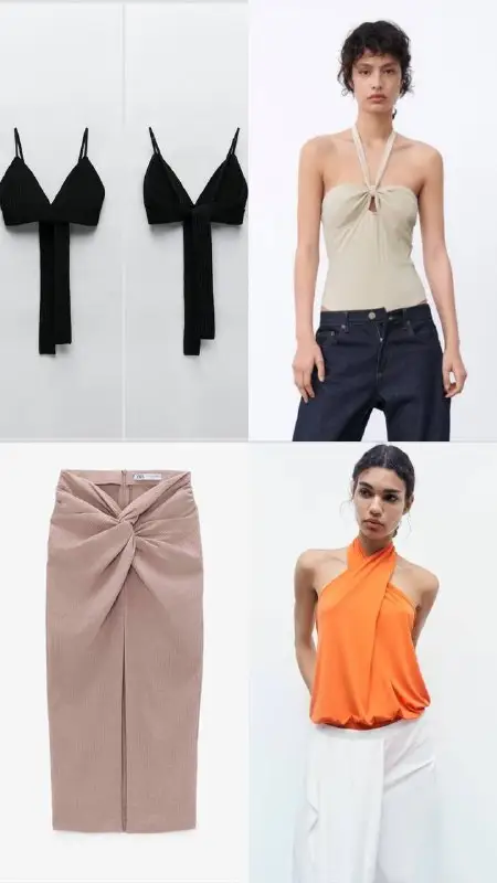 Новые вещи Zara топ юбка боди, фото 1