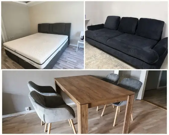 Двуспальная кровать с подъемным механизмом, фото 1