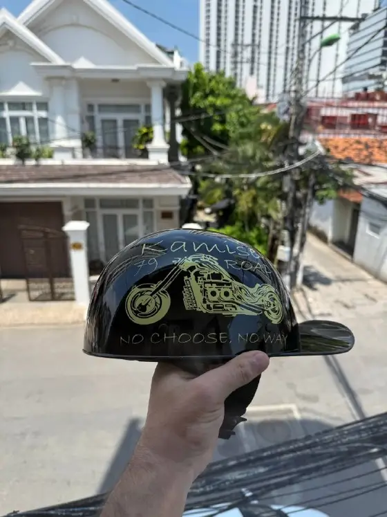 Шлем в стиле бейсболки Север Нячанга, фото 2