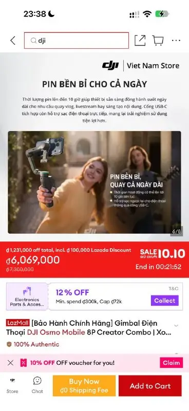 Стабилизатор DJI Mobile 8P Combo, фото 2