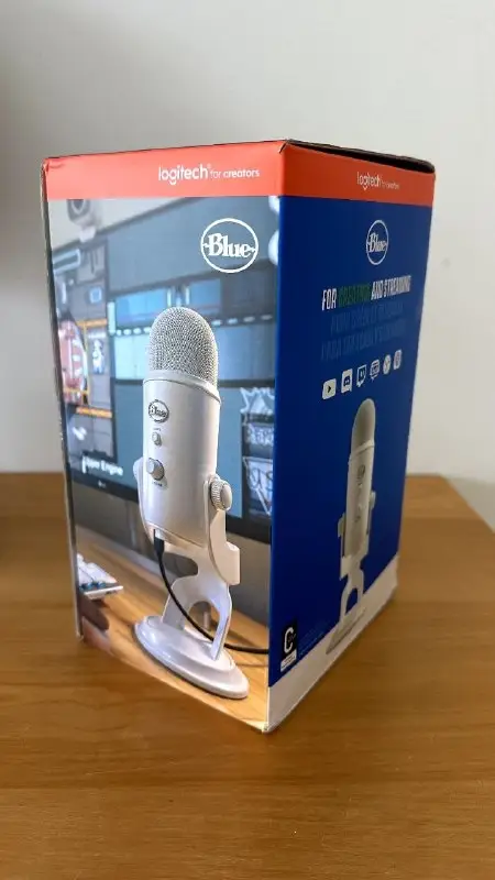 Микрофон Blue Yeti USB белый, фото 3