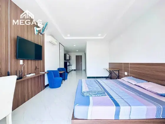 Студия 37 м² с балконом, фото 1