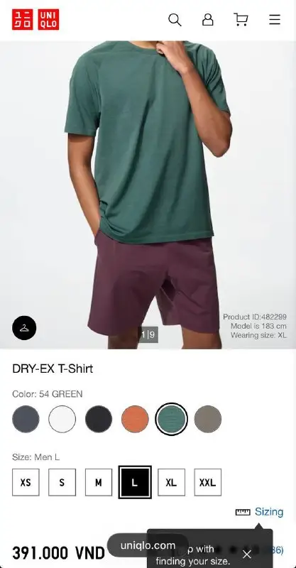 Футболки Uniqlo размер L, фото 1