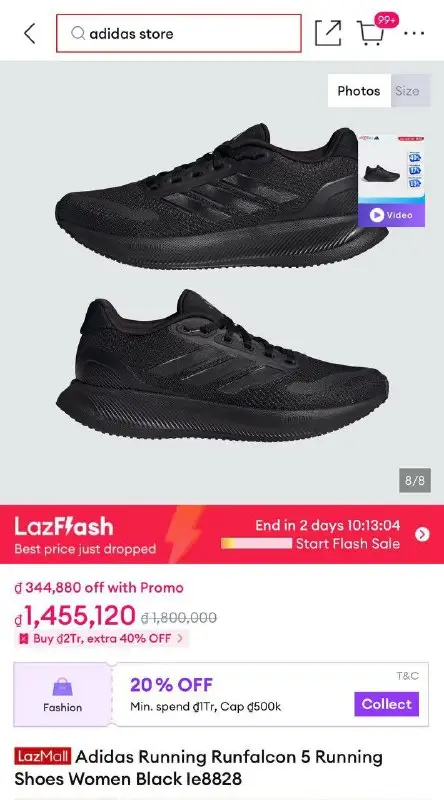 Кроссовки Adidas Runfalcon 5, фото 3